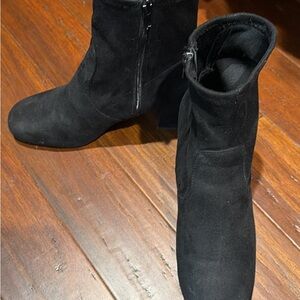 Black Suede Ankle Boots